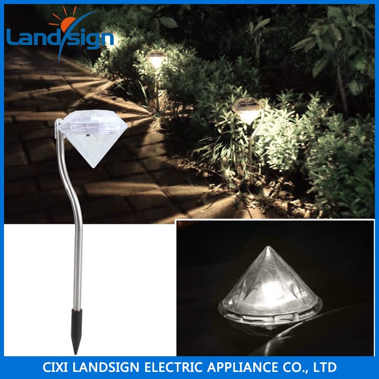 solar power equipment diamond spot lamp led outdoor light